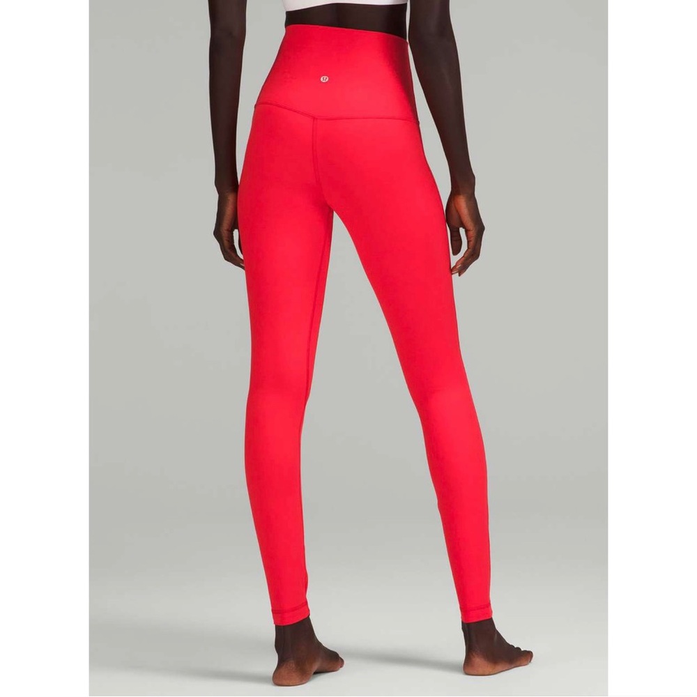 Lululemon Align Legging Super High Rise Pant Love Red Size 6 Workout Pilates